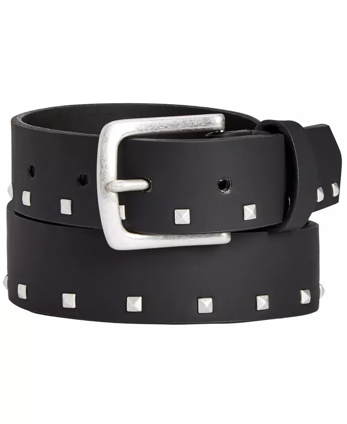 INC International Concepts Men's Small Studded Belt Black Size Small