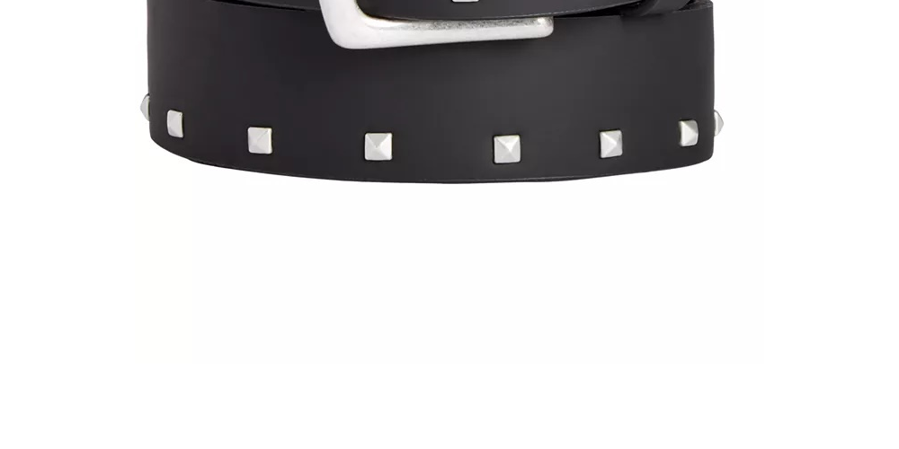 INC International Concepts Men's Small Studded Belt Black Size Small
