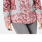 Style & Co Women's  Patchwork-Print Top Red Size Small