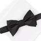 Alfani Men's Crispin Silk Blend Pocket Square Bow Tie White Size Regular