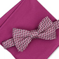 Alfani Men's Murphy Pocket Square 2 Piece Bow Tie Pink Size Regular