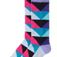 Alfani Men's Alfatech Multi Color Triangles Dress Socks Lavender Blue Size Regular