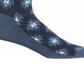 Hot Sox Men's Ikat Casual Crew Socks Blue Size 10-13