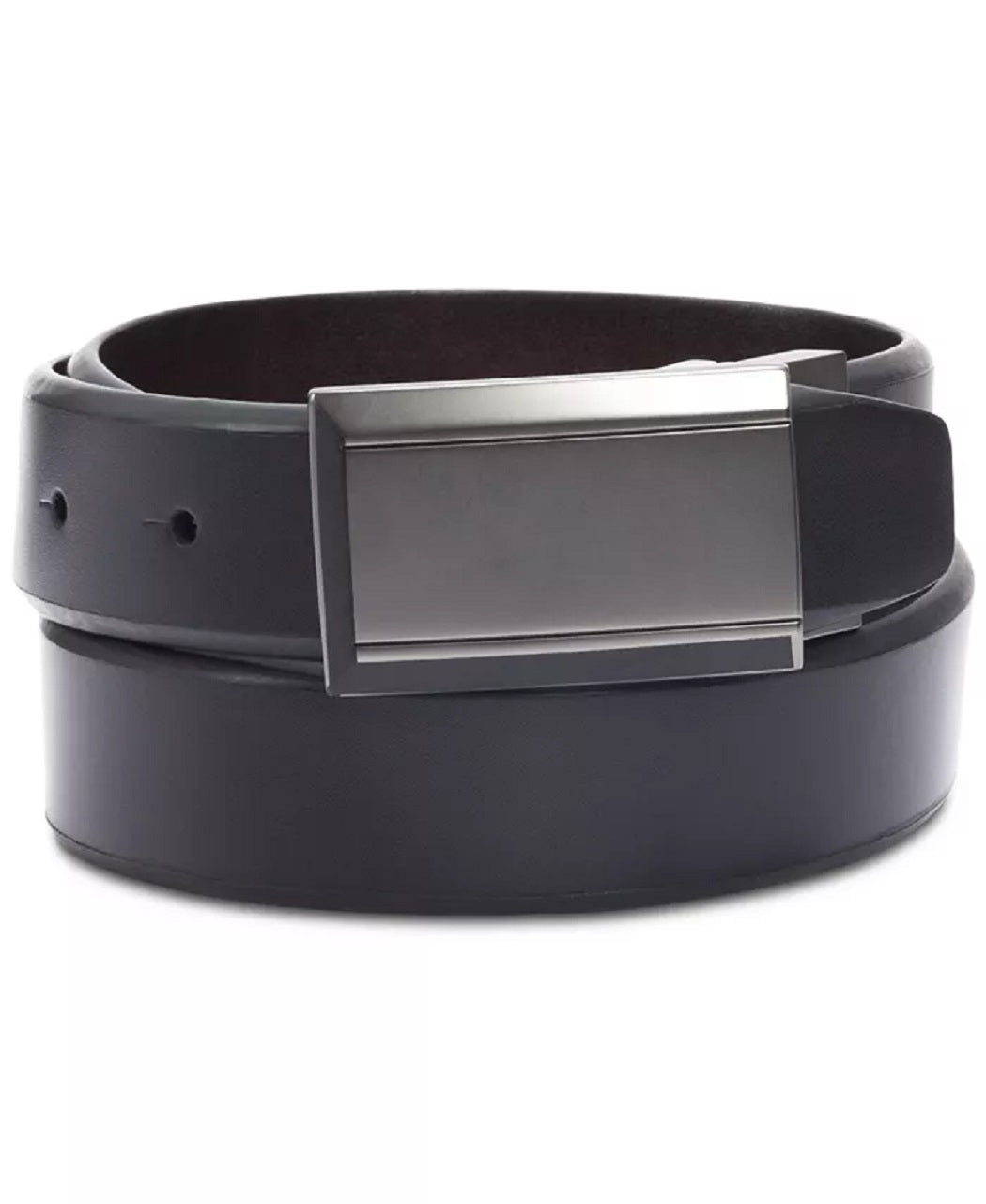 Kenneth Cole Reaction Men's Beveled Reversible Belt Black Size 36