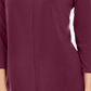Alfani Women's 3/4 Sleeve Tunic Wine Size Large