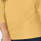 Karen Scott Women's Cotton Henley Top Beigekhaki Size Medium