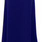 Betsy & Adam Women's Off The Shoulder Bow Back Evening Dress Blue Size 8