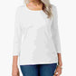 Karen Scott Women's Scoop-Neck Top In Regular And Petite White Size XX-Large