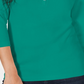 Karen Scott Women's Cotton Henley Top Blue Size Medium
