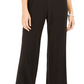 Nightway Women's Glitter-Lace Jumpsuit Purple Size 6
