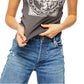 Free People Women's Trading Post Graphic Tank Grey Size Medium