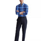 Ralph Lauren Men's Slim Fit Stretch Poplin Button-Down Shirt Blue Size X-Small