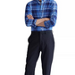 Ralph Lauren Men's Slim Fit Stretch Poplin Button-Down Shirt Blue Size X-Small