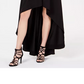 Speechless Juniors' Strapless High-Low Dress Black Size 9
