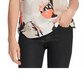 DKNY Women's Printed Cap-Sleeve Top WhiteSize Large