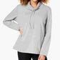 Karen Scott Women's Adjustable Funnelneck Top Gray Size Medium