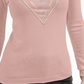 Guess Women's Naomi Sweater Pink Size X-Small