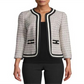 Anne Klein Women's Tweed Separate Jacket Suit Pink- Size 16