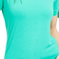Maison Jules Women's Tie-Sleeve Knit Top Green Size Small