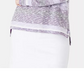 Style & Co Women's  Petite Striped Drop-Shoulder Sweater Purple Size PP