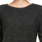 ऑलमोस्ट फेमस जूनियर क्रेव फेम कोज़ी ट्विस्ट बैक रिब्ड टॉप ब्लैक साइज़ एक्स-स्मॉल
