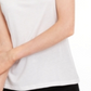 Maison Jules Women's Tie-Back Solid T-Shirtl White Size Large
