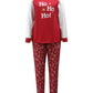Family Pajamas Women's Ornament-Print Family Pajama Set Red Size Medium