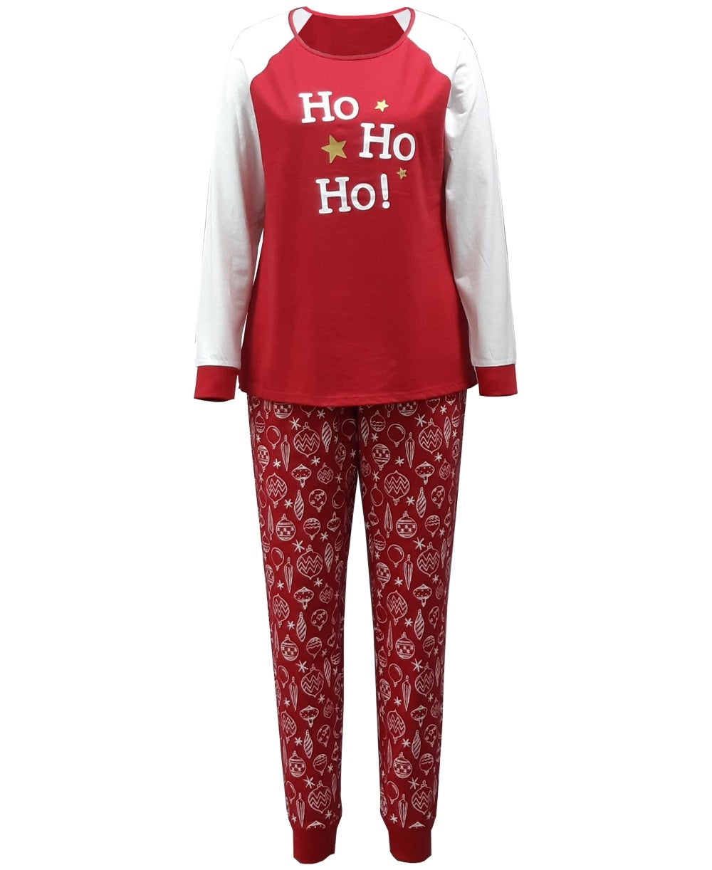 Family Pajamas Women's Ornament-Print Family Pajama Set Red Size Medium