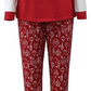 Family Pajamas Women's Ornament-Print Family Pajama Set Red Size Medium