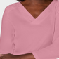 Karen Scott Women's Eyelet V Neck Cotton Top Pink Size Petite Medium