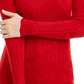 Maison Jules Women's Ribbed Crewneck Sweater Red Size X Small