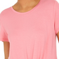 Style & Co Women's Twist Front Top Pink Size X-Small
