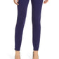 Anne Klein Women's Fly Front Leggings Navy Size 14