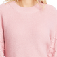 CeCe Women's Bobble-Sleeve Sweater Pink Size Small