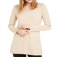 Alfani Women's V Neck Tunic Sweater Brown Size Medium