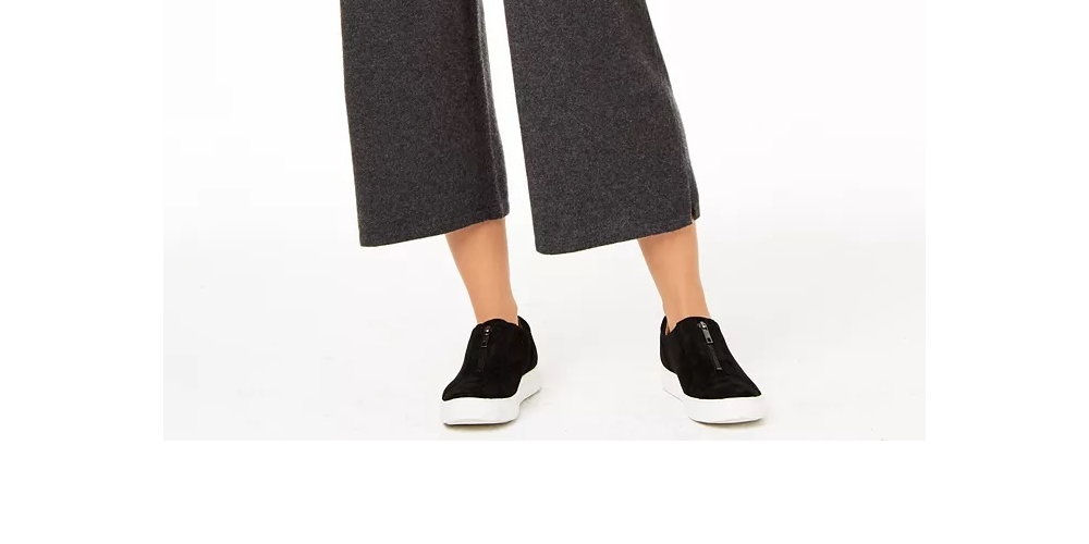 Charter Club Women's Cashmere Culotte Pants  Black Size X-Large