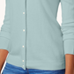 Karen Scott Women's Luxsoft Button Cardigan Blue Size Petite Small