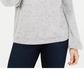 INC International Concepts Women's Cowlneck Knit Top Gray Size X-Small