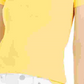 टॉमी हिलफिगर महिलाओं की वी-नेक टी-शर्ट गोल्ड साइज़ एक्स-लार्ज