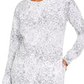 Ideology Women'sSnake-Print Tunic White Size XX-Large
