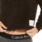 Calvin Klein Women's Performance Fleece Quarter-Zip Top Black Size Large