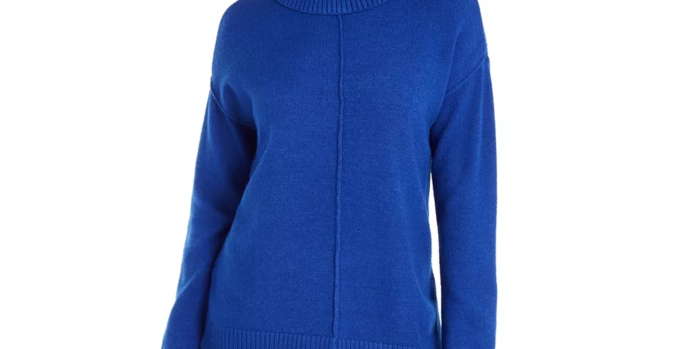 Alfani Women's Heathered Drop-Shoulder Pullover Sweater Pink Size X-Large