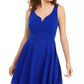 B Darlin Juniors' Sweetheart A-Line Dress Blue Size 11/12