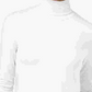 Maison Jules Women's Turtleneck Top White Size Medium
