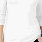 Maison Jules Women's Turtleneck Top White Size Medium