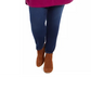 Style & Co Women's Plus Size Smalleam-Front Tunic Sweater Purple Size 0X