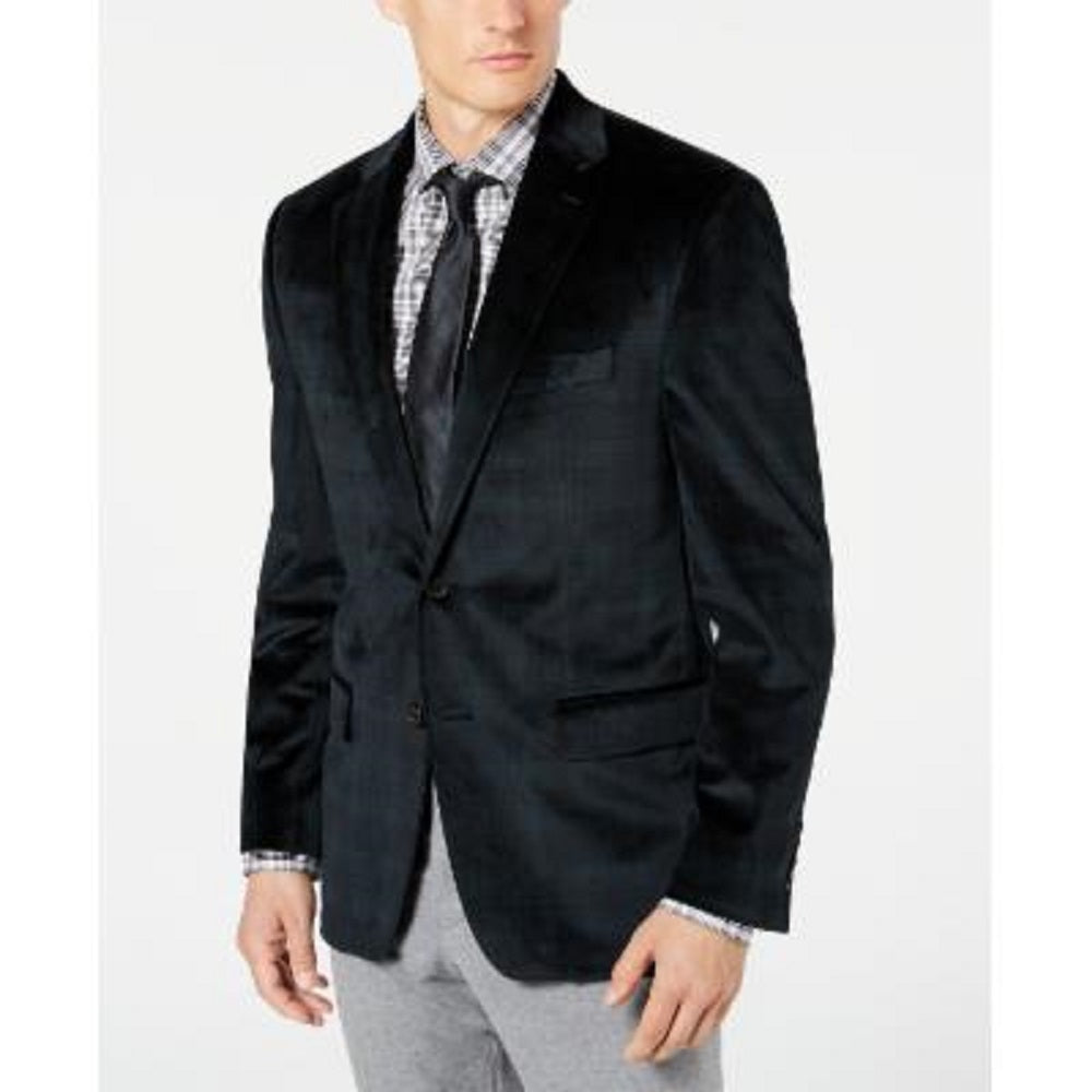 Ralph Lauren Men's Sports Coat Long Plaid Green Size 42