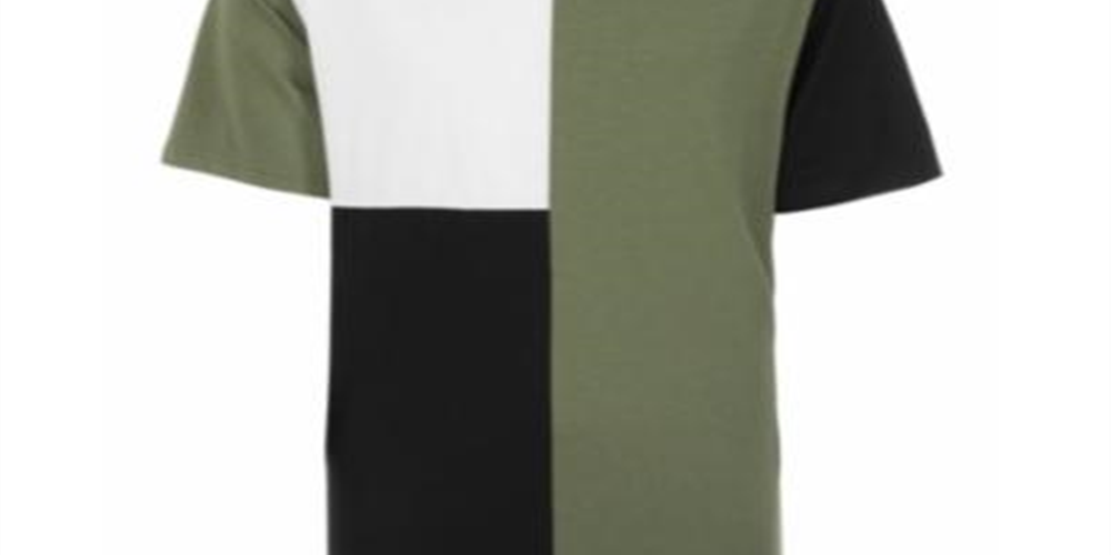 Ideology Big Boy's Colorblocked Tall T-Shirt Green Size XL