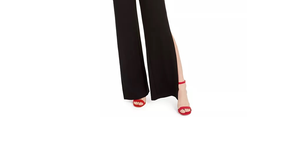 Guess Women's Halter Top Jumpsuit Black Size Large