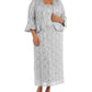 R & M Richards Women's Plus Size Lace Dress & Ruffled Jacket Silver Size 18W
